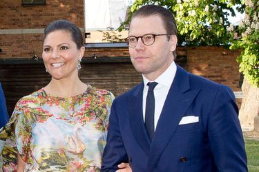 La princesse Victoria de Suède et son mari le prince consort Daniel, le 29 mai 2017