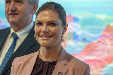 La princesse Victoria de Suède à Leipzig, le 23 novembre 2017