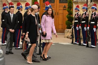Charlotte Casiraghi, Beatrice Borromeo et Louis Casiraghi, la princesse Alexandra de Hanovre et Louis Ducruet à Monaco, le 19 novembre 2015