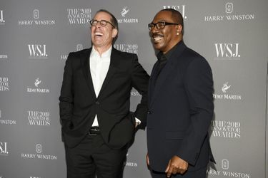 Jerry Seinfeld et Eddie Murphy à la 9e édition des WSJ. Magazine Innovator Awards à New York le 6 novembre 2019