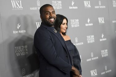 Kanye West et Kim Kardashian à la 9e édition des WSJ. Magazine Innovator Awards à New York le 6 novembre 2019