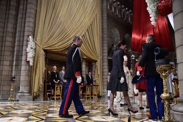 Le prince Albert II de Monaco et la princesse Caroline de Hanovre à Monaco, le 19 novembre 2015