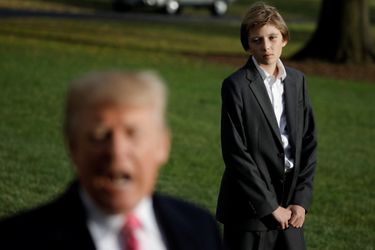 Donald Trump et son fils Barron.