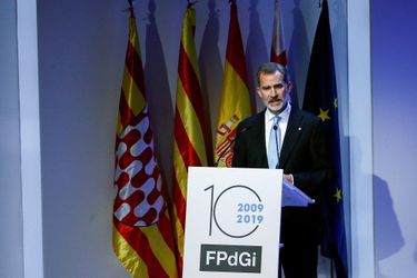 Le roi Felipe VI d&#039;Espagne à Barcelone, le 4 novembre 2019