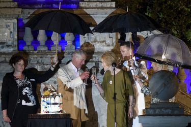 Le prince Charles fête son anniversaire à Perth avec la duchesse de Cornouailles Camilla, le 14 novembre 2015