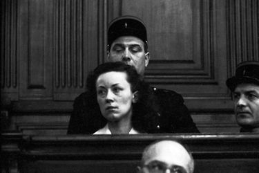 Pauline Dubuisson, lors de son procès en 1953.