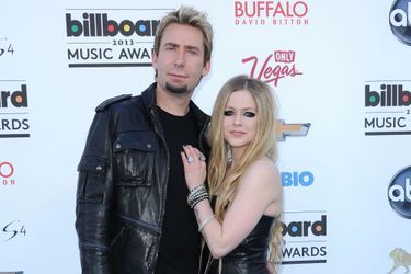 Chad Kroeger et Avril Lavigne à Las Vegas en mai 2013.