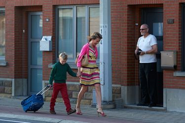 Belgique - C'est la rentrée pour les enfants de Mathilde et Philippe 