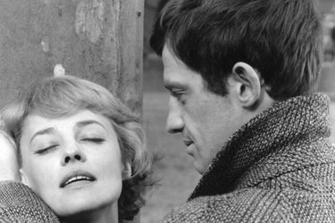Jeanne Moreau et Jean-Paul Belmondo dans Jean-Paul Belmondo dans "Moderato Cantabile".