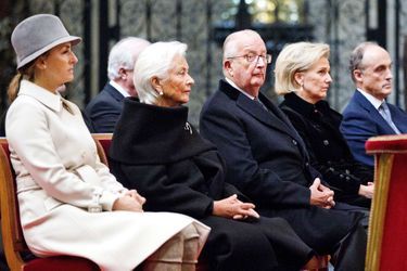 La famille royale belge à Bruxelles, le 15 novembre 2017