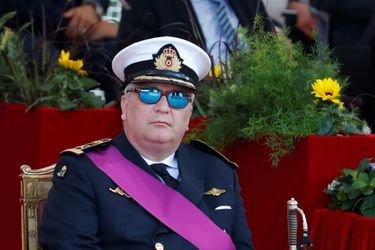 Le prince Laurent de Belgique à Bruxelles, le 21 juillet 2017