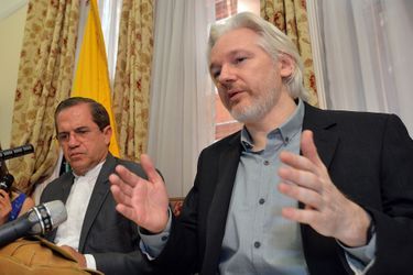 Julian Assange, photographié en août 2014.