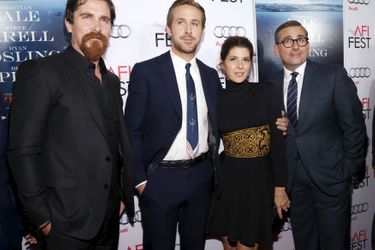 Christian Bale, Ryan Gosling, Marisa Tomei et Steve Carell 
