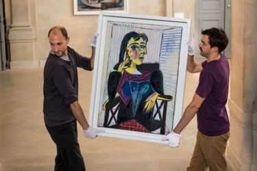 Au musée Picasso en 2015 : "Portrait de Dora Maar" (1937)