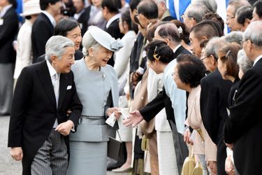 L&#039;empereur Akihito et l&#039;impératrice Michiko du Japon à Tokyo, le 12 novembre 2015