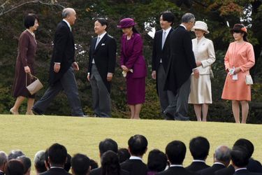 La famille impériale à Tokyo, le 12 novembre 2015