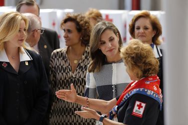 La reine Letizia d'Espagne à Mexico, le 13 novembre 2017
