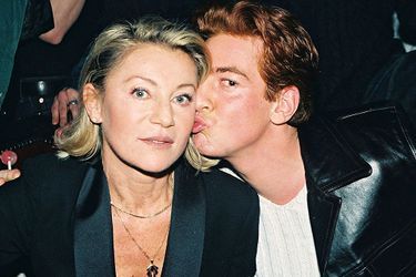 Sheila et son fils, Ludovic Chancel en 1998.