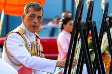 Le roi Maha Vajiralongkorn de Thaïlande à Bangkok, le 22 octobre 2019