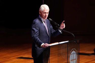 Bill Clinton aux funérailles d'Elijah Cummings à Baltimore, le 25 octobre 2019.