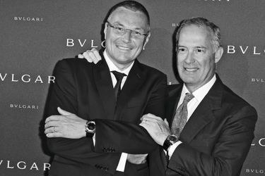 Jean-Christophe Babin, président de Bulgari, Francesco Trapani, président de la Division montres et joaillerie chez LVMH