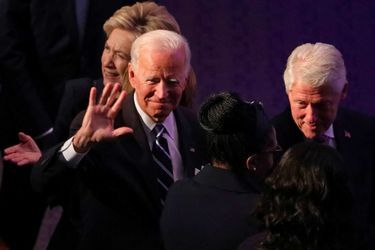 Joe Biden aux funérailles d'Elijah Cummings à Baltimore, le 25 octobre 2019.