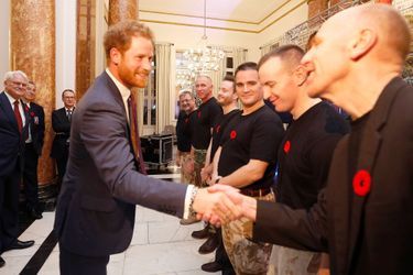 Le prince Harry à la Maison du Canada à Londres, le 11 novembre 2015