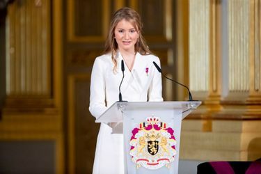 La princesse Elisabeth de Belgique à Bruxelles, le 25 octobre 2019