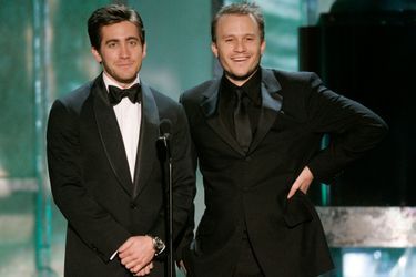 Jake Gyllenhaal et Heath Ledger en 2006. 