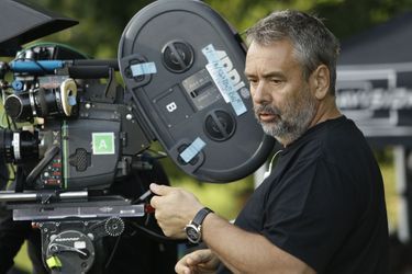 Luc Besson en tournage.