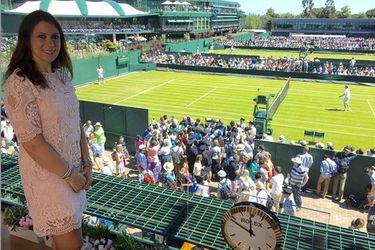 Marion Bartoli au tournoi de Wimbledon il y a environ 13 semaines. Depuis 2013, l’ex-joueuse de tennis a perdu 13 kilos.