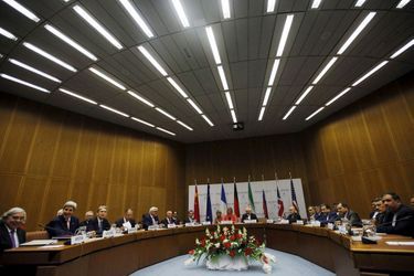 Accord historique à Vienne sur le nucléaire iranien, le 14 juillet 2015. 