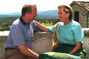 En 1994, vacances en amoureux à Chateauneuf de Grasse, en France
