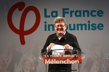 Jean-Luc Mélenchon dimanche soir à Marseille.