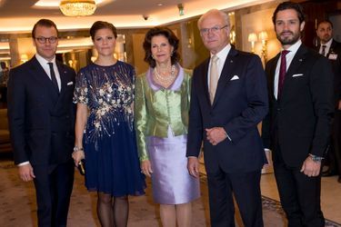 La famile royale de Suède à Stockholm, le 5 novembre 2015