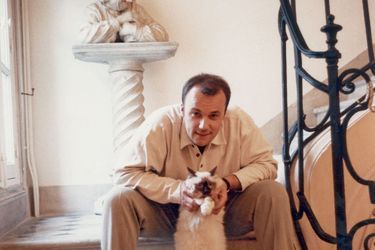 Bruce Allet, chez lui, en 1996, à l'époque faste de Conserver 21. 