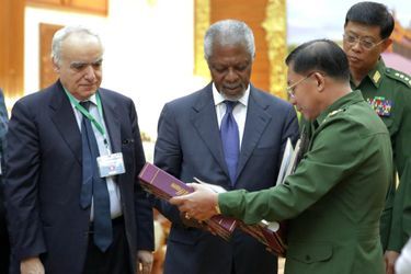 Ghassan Salamé avait été l&#039;émissaire de Kofi Annan en Birmanie.
