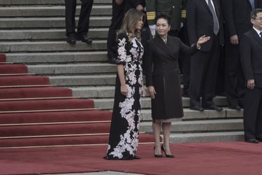 Melania Trump et Peng Liyuan à Pékin, le 9 novembre 2017.