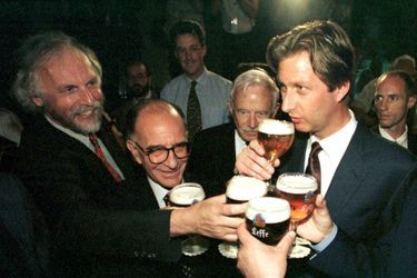 Avec Torres Campos, Alfons Boesmans et Van Praet en 1998 