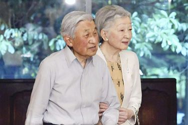 L&#039;empereur Akihito et l&#039;impératrice Michiko du Japon à Tokyo, le 1er juin 2017