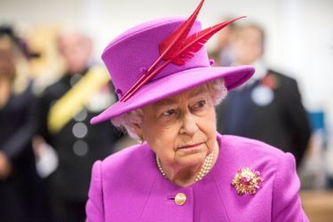 La reine Elizabeth II à Innsworth, le 5 novembre 2015