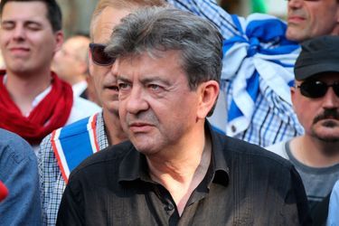 Jean-Luc Mélenchon lors d'une manifestation de soutien au peuple grec le 2 juillet dernier. 
