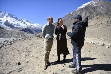 Kate Middleton et le prince William visitent un glacier du parc national de la vallée de Broghil, dans le nord du district de Chitral, au Pakistan, le 16 octobre 2019