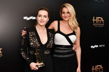 Kate Winslet et Shailene Woodley à la cérémonie des Hollywood Film Awards à Beverly Hills, le 5 novembre 2017.