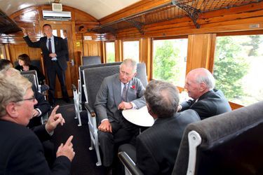 Le prince Charles à Dunedin, le 5 novembre 2015