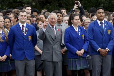 Le prince Charles à Wellington, le 5 novembre 2015