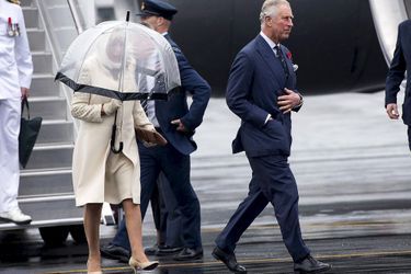 Le prince Charles et la duchesse de Cornouailles Camilla à Wellington, le 4 novembre 2015