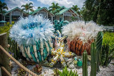 L'intriguant aquarium des animaux recyclés  - Des sculptures 100% déchet