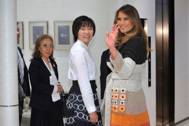 Melania Trump a visité une joaillerie avec la femme du premier ministre japonais.