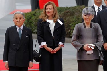 L&#039;empereur Akihito, Valérie Trierweiler et l&#039;impératrice Michiko